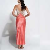 Sadie Slip - Coral/Almond