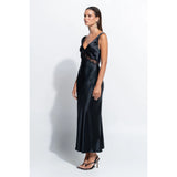 Gigi Long Slip - Black