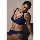 Aswan Triangle Bikini Top - Water Blue