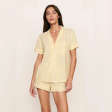 Nautico Shorty PJ Set - Sunbeam/Ivory Stripe