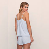 Gisele Ruffle Camisole and Short Set - Ice Blue
