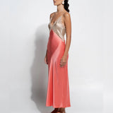 Sadie Slip - Coral/Almond