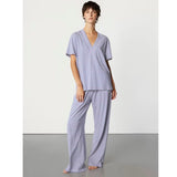 Fenna PJ Set - Cobalt Stripe