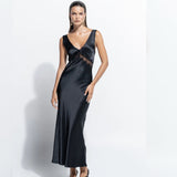 Gigi Long Slip - Black