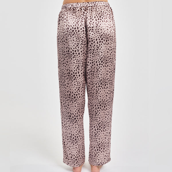 Silk Sleep Pant - Leopard