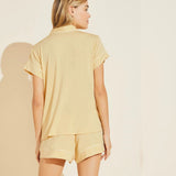 Gisele Relaxed Short PJ Set - Sunrise/Ivory