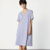 Feanne Nightdress - Cobalt Stripe