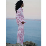 Bently PJ Set -Coral Stripe