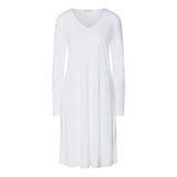 Cotton Silk Nightdress - White