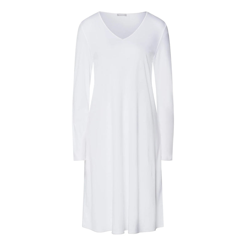 Cotton Silk Nightdress - White