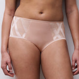 Glaze High Waisted Support Brief - Dusky Pink