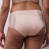 Glaze High Waisted Support Brief - Dusky Pink