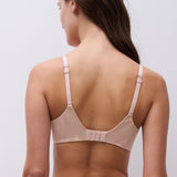 Glaze Plunge T-shirt Bra - Dusky Pink