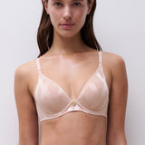 Glaze Plunge T-shirt Bra - Dusky Pink