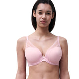 Norah Chic Plunging T-shirt Bra - Candy Pink