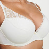 Orangerie Dream Plunge T-shirt Bra - Milk