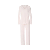 Cotton Silk L/S Pyjamas - Honeydew