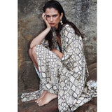 Silk Robe - Python Print