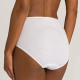 Cotton Seamless Maxi Brief - White