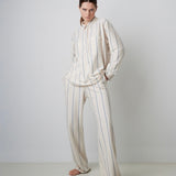 Carela PJ - Champagne/Smokey Blue Stripe
