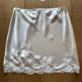Half Slip with Lace Trim - Ivory