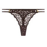 Crazy in Love Tanga - Satin Brown