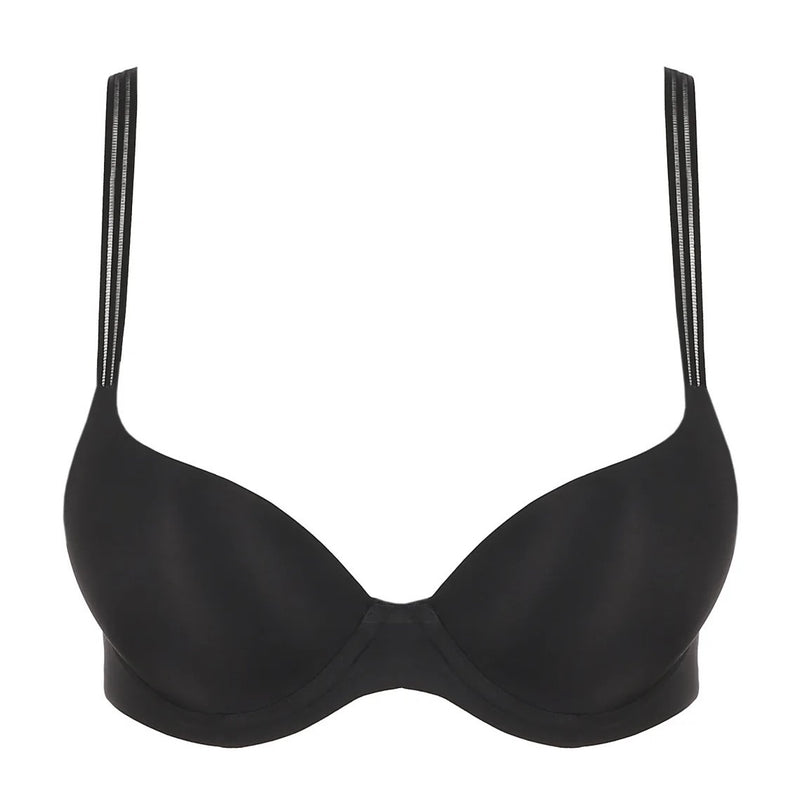 Louie Padded Push Up Bra - Black