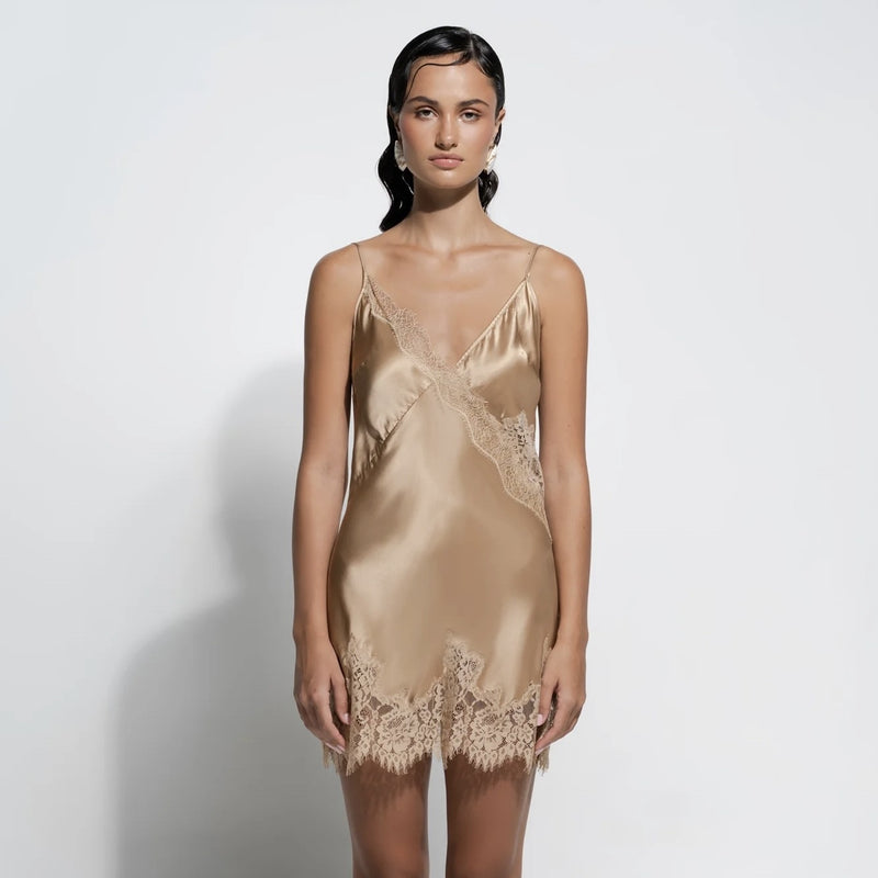 Aurielle Chemise - Gilded Gold