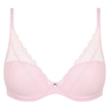 Norah Chic Plunging T-shirt Bra - Candy Pink