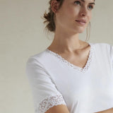Moments S/S Nightdress - White