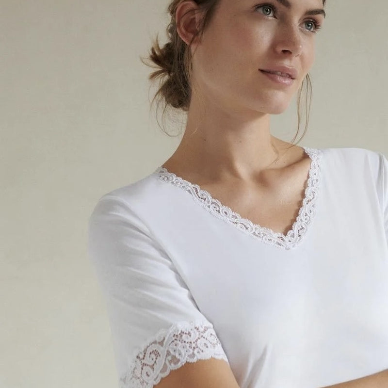 Moments S/S Nightdress - White