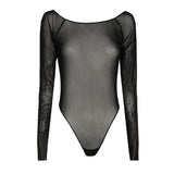 Milhon Mesh Bodysuit - Black