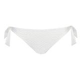Taleah Tie Side Bikini Brief - Elfin White