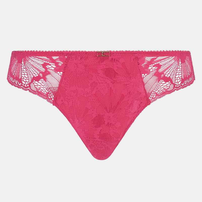 Muse Lace Tanga - Lipstick Pink