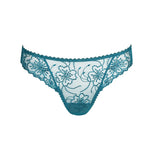 Jane Lace Thong - Peacock