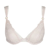 Shavonne Plunge UW Bra - Marble