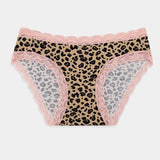 The Original Knicker - Peach Latte Leopard