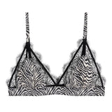 Love Lace Bralette - Zebra