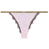 Charlotte Brazilian Brief - Pink/Dark Brown