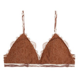 Hazel Padded Bralette - Brown