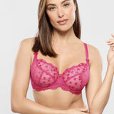Tess Low-necked Bra - Rose Samba