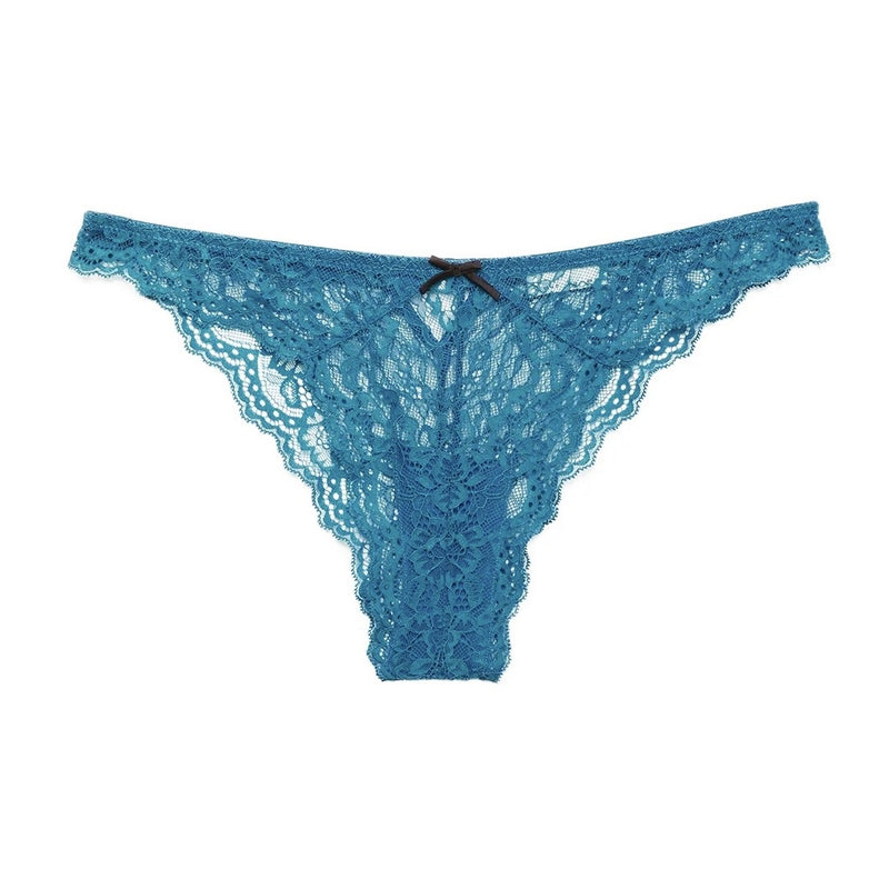 Bianca Lace Cheeky Brief - Aquamarine