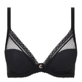 Romance Plunge Bra - Black
