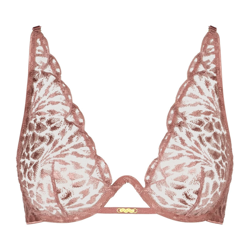 Crazy in Love Mono -Wire Triangle Bra - Warm Pink