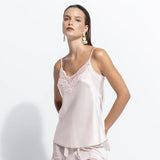 Silk and Lace Camisole - Pink Salt