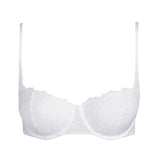Lisa UW Balcony Bra - White