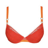 Lovelace Push Up Bra - Hibiscus