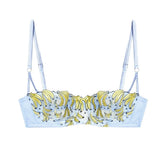 Banana Embroidered Balconette Bra