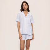 Nautico Shorty PJ Set - Blue/White Stripe