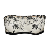 Shay Strapless Bandeau Bra - Black